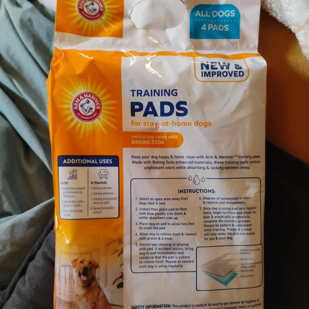 Arm & Hammer Training Pads for Dogs - Orange